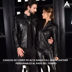 CASACAS DE CUERO DE ALTA GAMA FULL GRAIN LEATHER