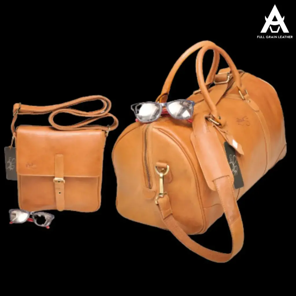 Accesorios de cuero: maletas, billeteras y correas