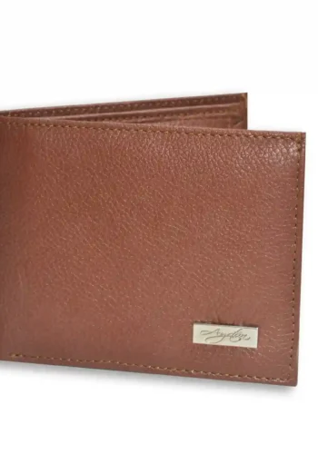 BILLETERA DE CUERO MARRÓN