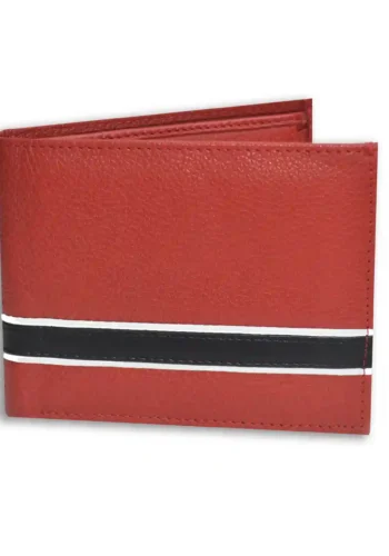 BILLETERA DE CUERO ROJA