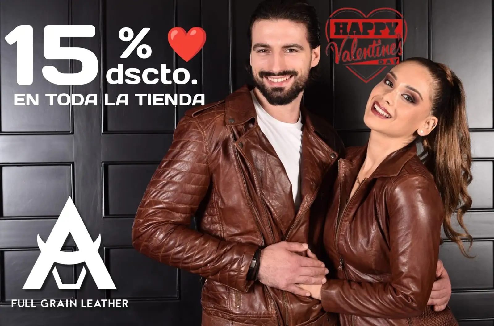 CASACAS DE CUERO PARA SAN VALENTIN