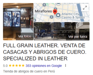 RESEÑAS DE FULL GRAIN LEATHER 11/10/2025